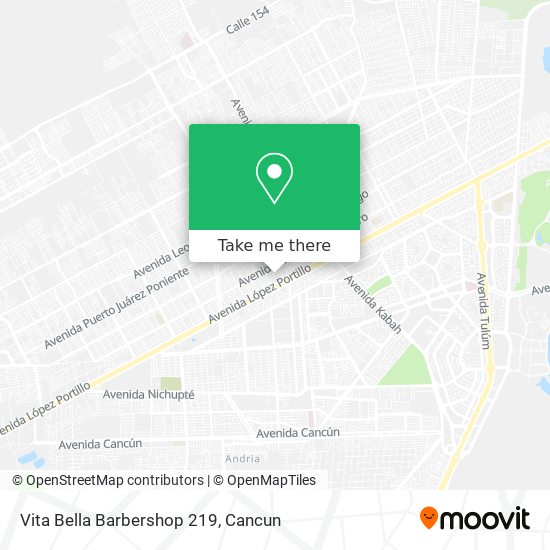 Vita Bella Barbershop 219 map