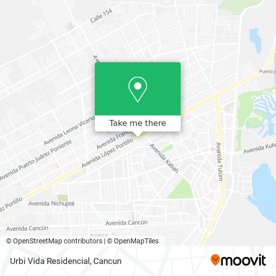 Mapa de Urbi Vida Residencial