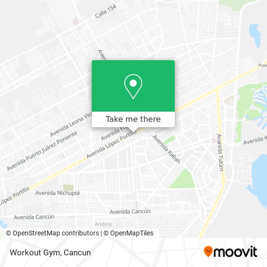 Workout Gym map