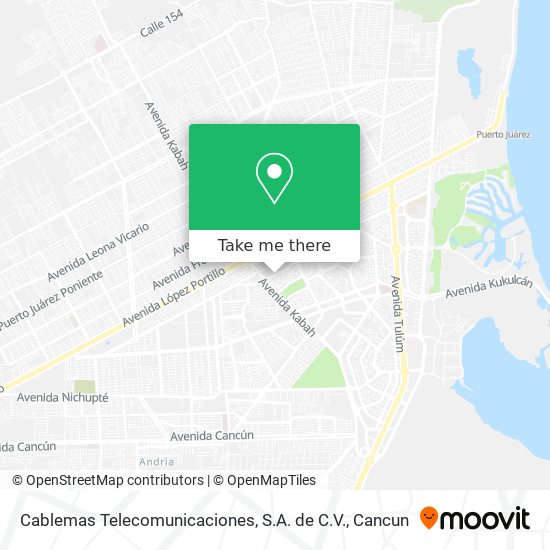 Cablemas Telecomunicaciones, S.A. de C.V. map
