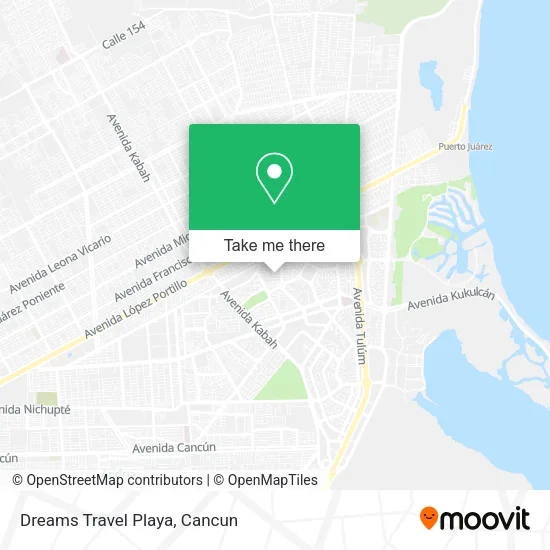 Dreams Travel Playa map