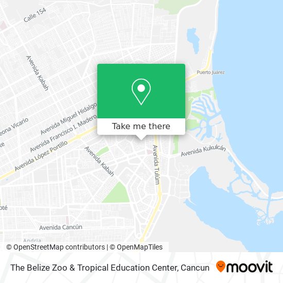 The Belize Zoo & Tropical Education Center map