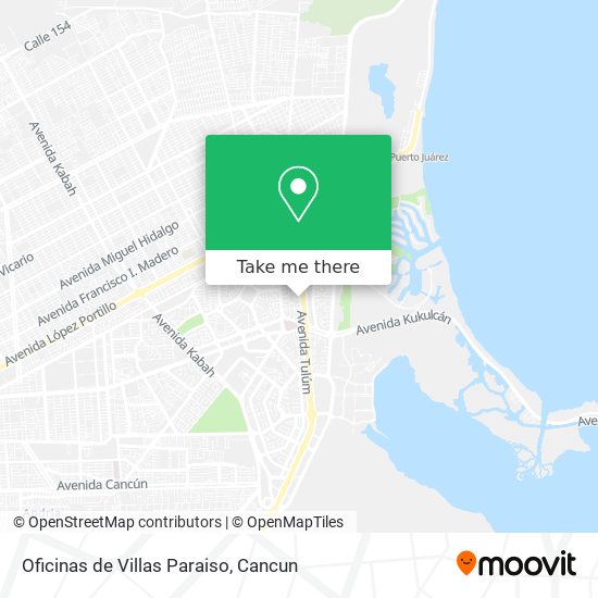 Mapa de Oficinas de Villas Paraiso