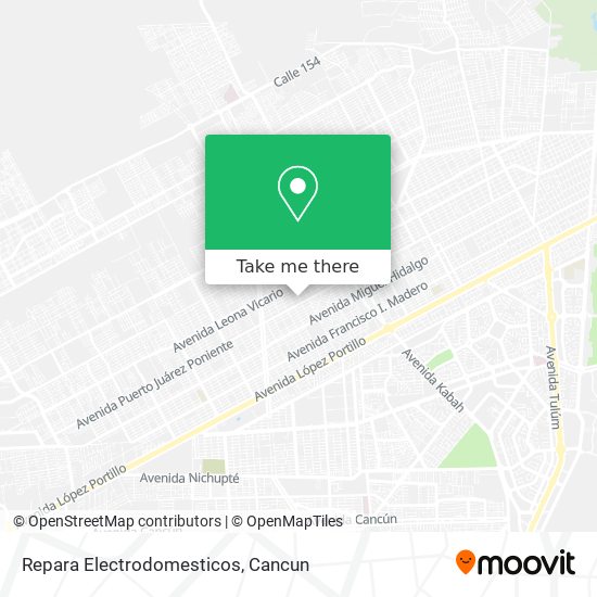 Repara Electrodomesticos map