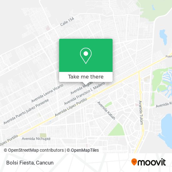 Mapa de Bolsi Fiesta