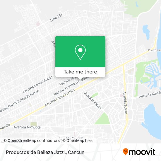 Productos de Belleza Jatzi. map