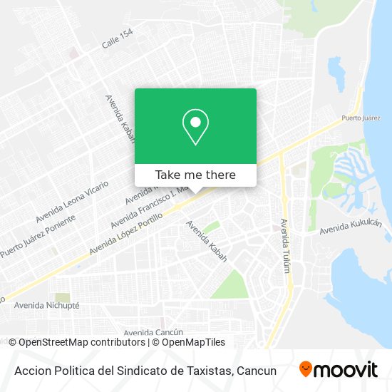 Accion Politica del Sindicato de Taxistas map