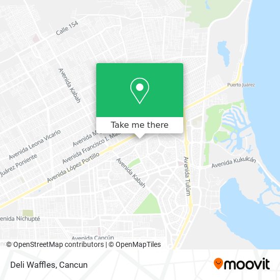 Mapa de Deli Waffles