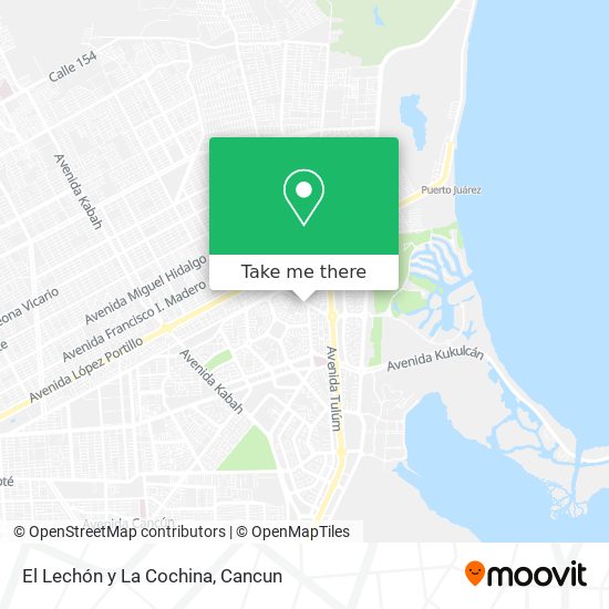 El Lechón y La Cochina map