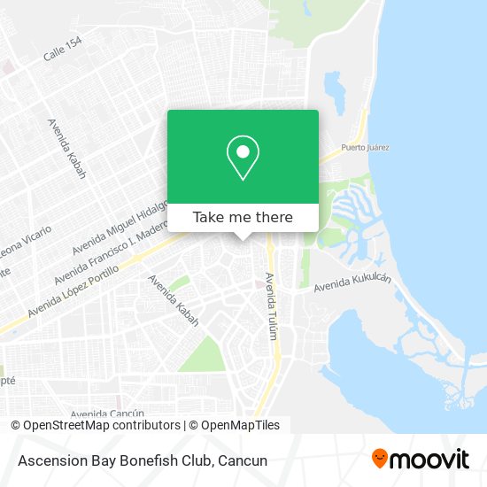 Ascension Bay Bonefish Club map