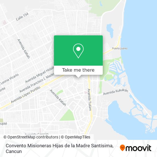 Mapa de Convento Misioneras Hijas de la Madre Santísima