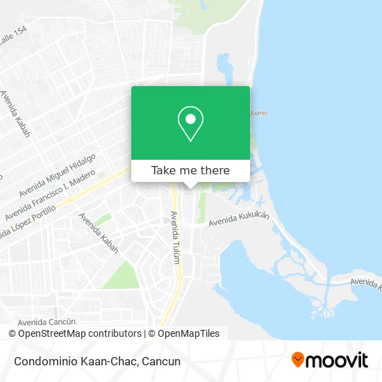Condominio Kaan-Chac map