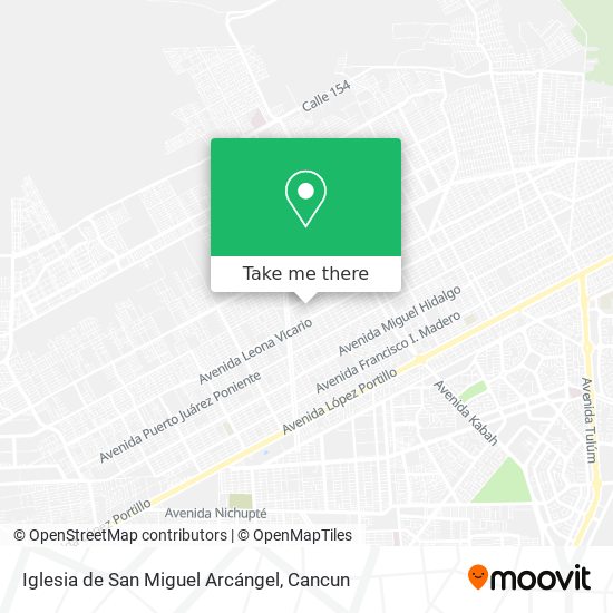 Mapa de Iglesia de San Miguel Arcángel