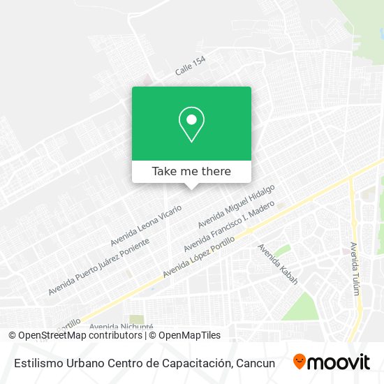 Estilismo Urbano Centro de Capacitación map