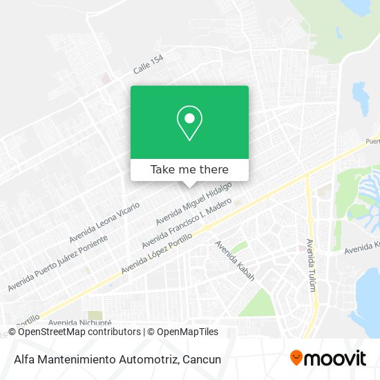 Alfa Mantenimiento Automotriz map