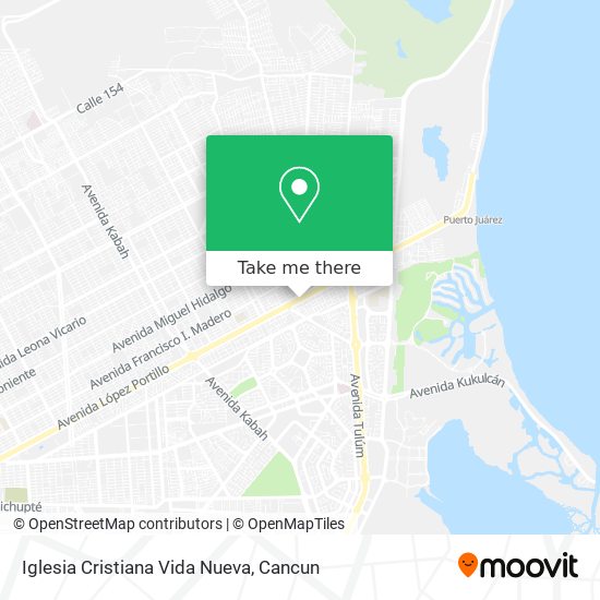 Iglesia Cristiana Vida Nueva map