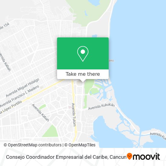 Consejo Coordinador Empresarial del Caribe map