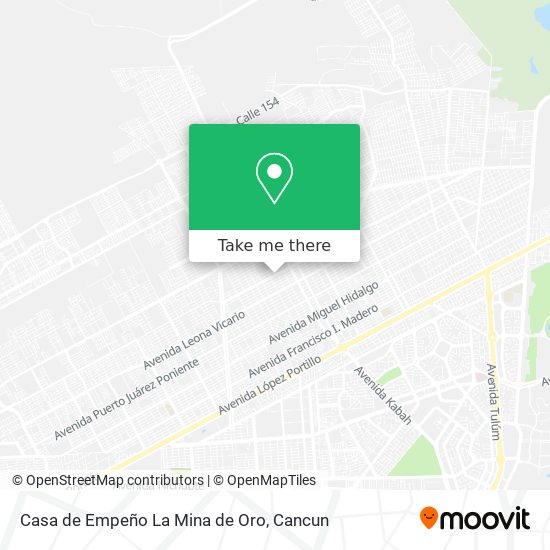 Mapa de Casa de Empeño La Mina de Oro