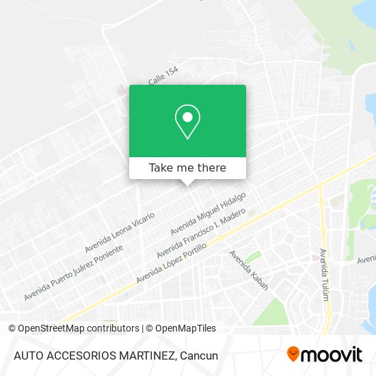 AUTO ACCESORIOS MARTINEZ map