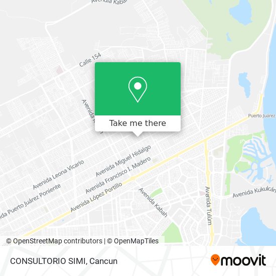 Mapa de CONSULTORIO SIMI