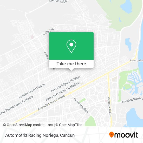 Automotriz Racing Noriega map
