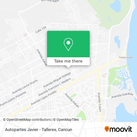 Autopartes Javier - Talleres map