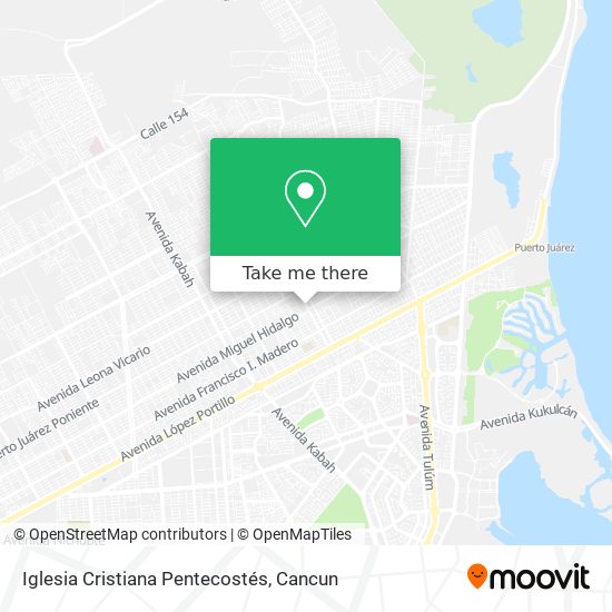 Iglesia Cristiana Pentecostés map