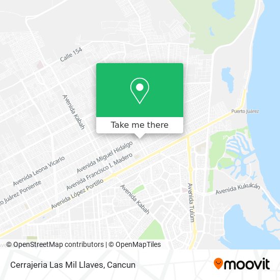 Mapa de Cerrajeria Las Mil Llaves
