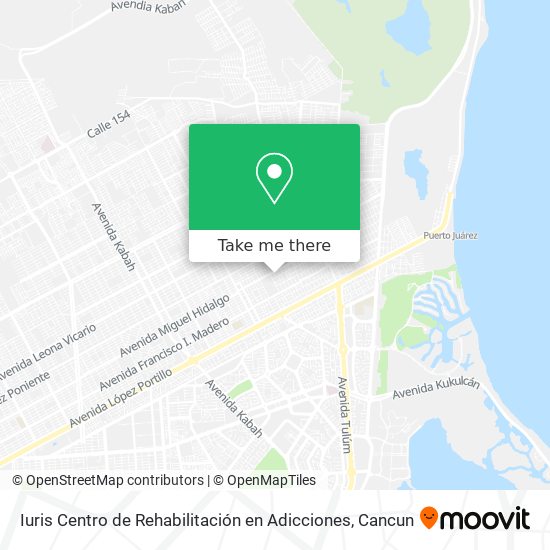 Iuris Centro de Rehabilitación en Adicciones map