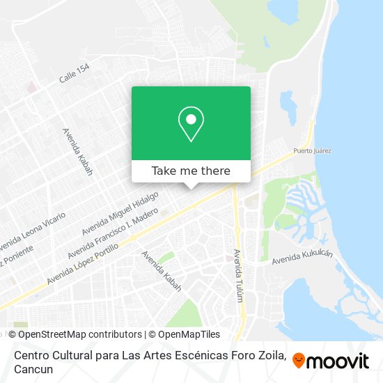 Centro Cultural para Las Artes Escénicas Foro Zoila map