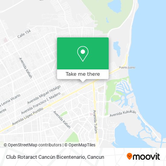 Club Rotaract Cancún Bicentenario map