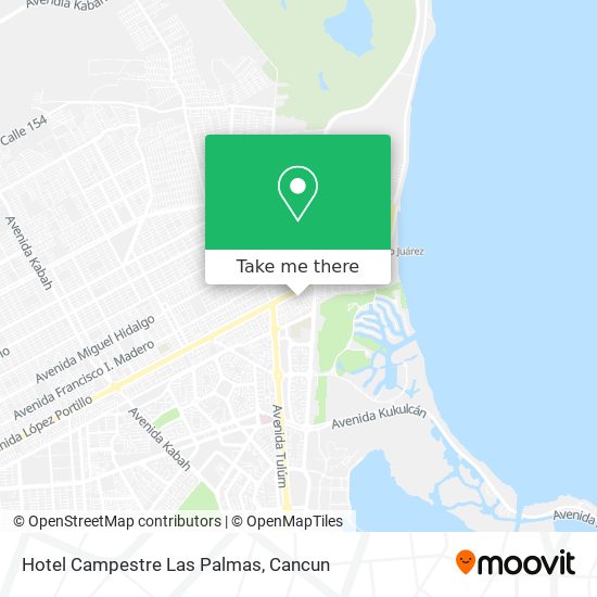 Hotel Campestre Las Palmas map