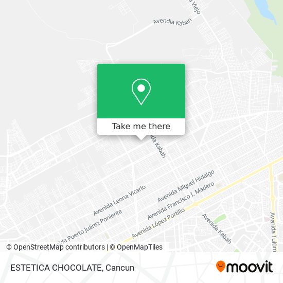 Mapa de ESTETICA CHOCOLATE