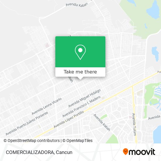 COMERCIALIZADORA map