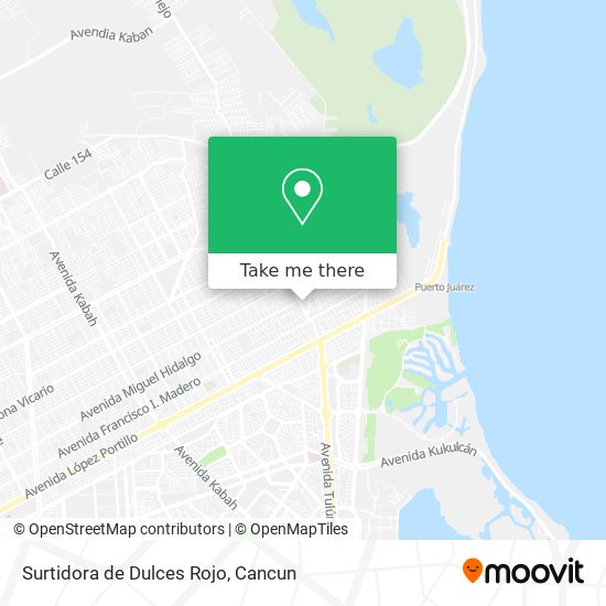 Mapa de Surtidora de Dulces Rojo