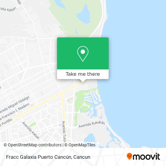 Mapa de Fracc Galaxia Puerto Cancún
