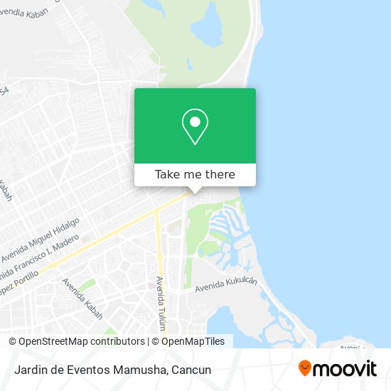 Mapa de Jardin de Eventos Mamusha