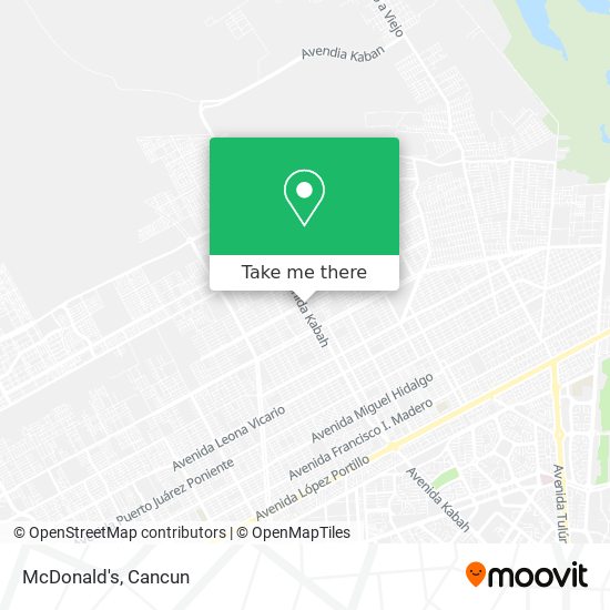 McDonald's map