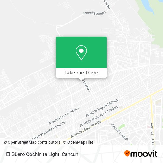 El Güero Cochinita Light map