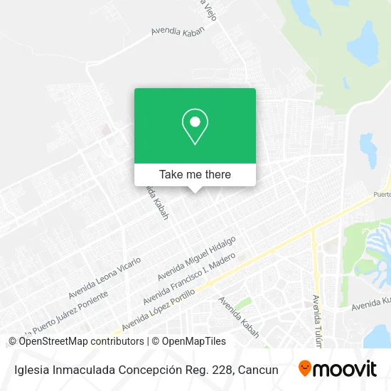 Mapa de Iglesia Inmaculada Concepción Reg. 228