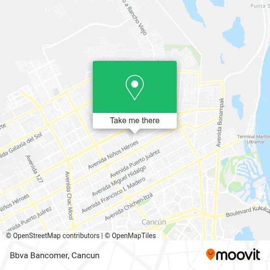 Bbva Bancomer map