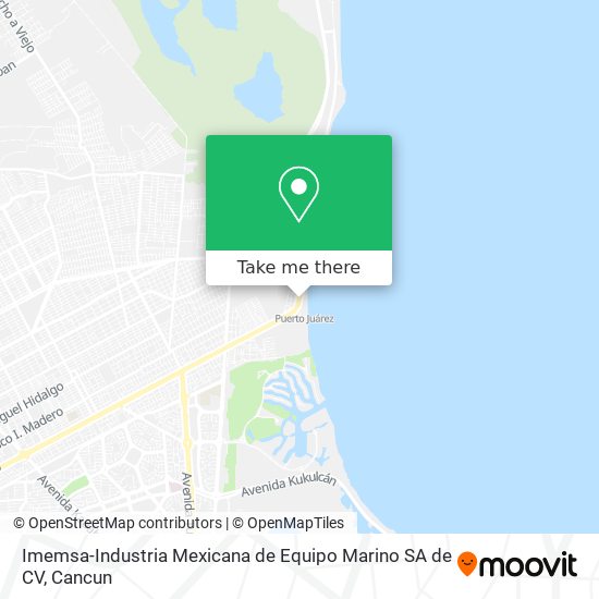Imemsa-Industria Mexicana de Equipo Marino SA de CV map