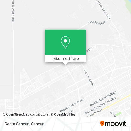 Renta Cancun map