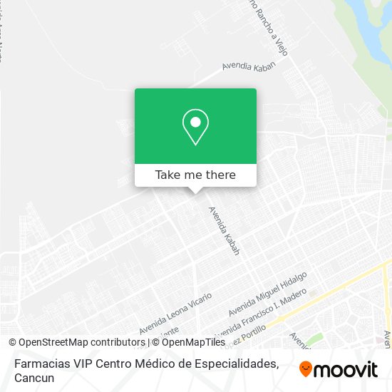 Farmacias VIP Centro Médico de Especialidades map