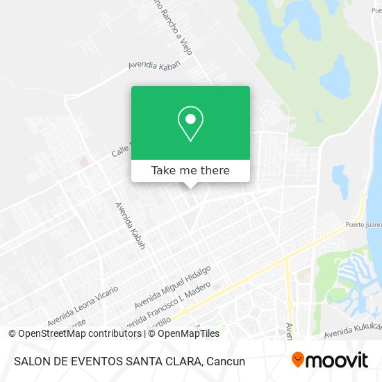 SALON DE EVENTOS SANTA CLARA map