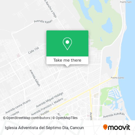 Mapa de Iglesia Adventista del Séptimo Día