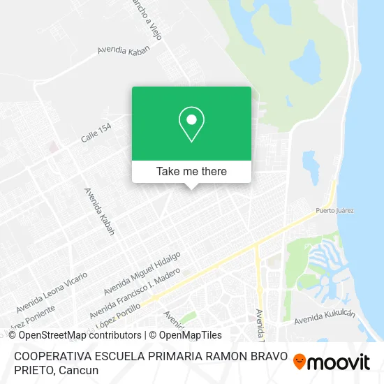 COOPERATIVA ESCUELA PRIMARIA RAMON BRAVO PRIETO map