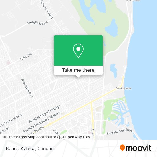 Mapa de Banco Azteca
