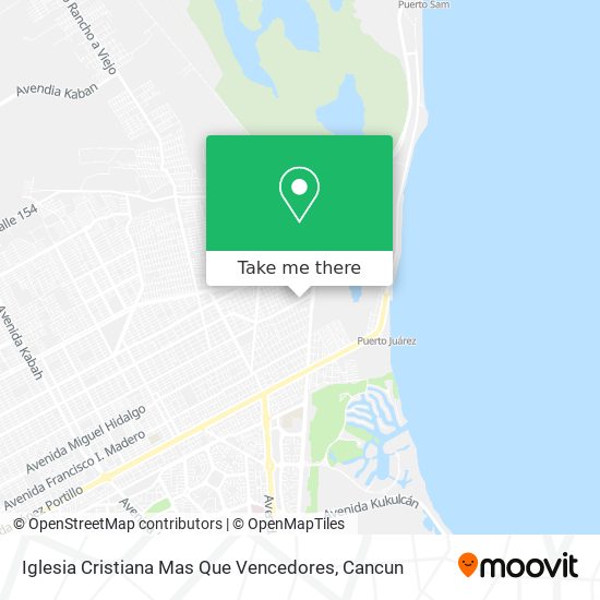 Iglesia Cristiana Mas Que Vencedores map