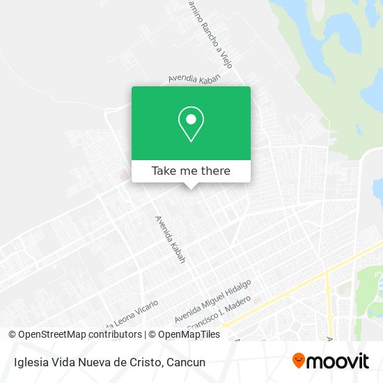 Mapa de Iglesia Vida Nueva de Cristo